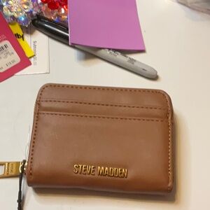 New with tag Steve Madden card holder